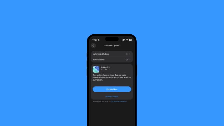 Download iOS 26.6.2 and iPadOS 26.6.2 for iPhone and iPad