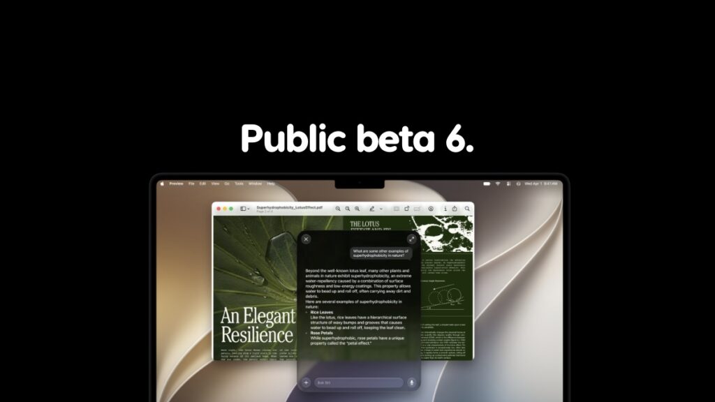 Download macOS 27 public beta 6