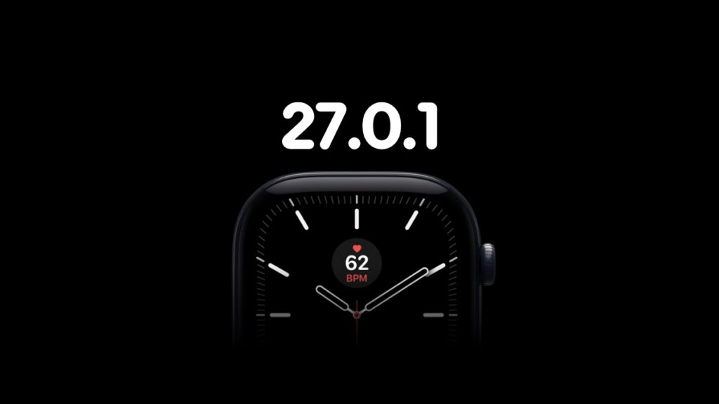 Download watchOS 27.0.1 update