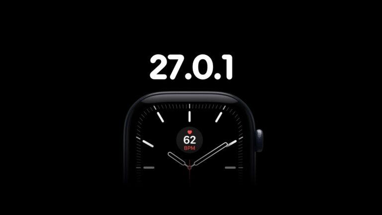 Download watchOS 27.0.1 with Important Bug Fixes