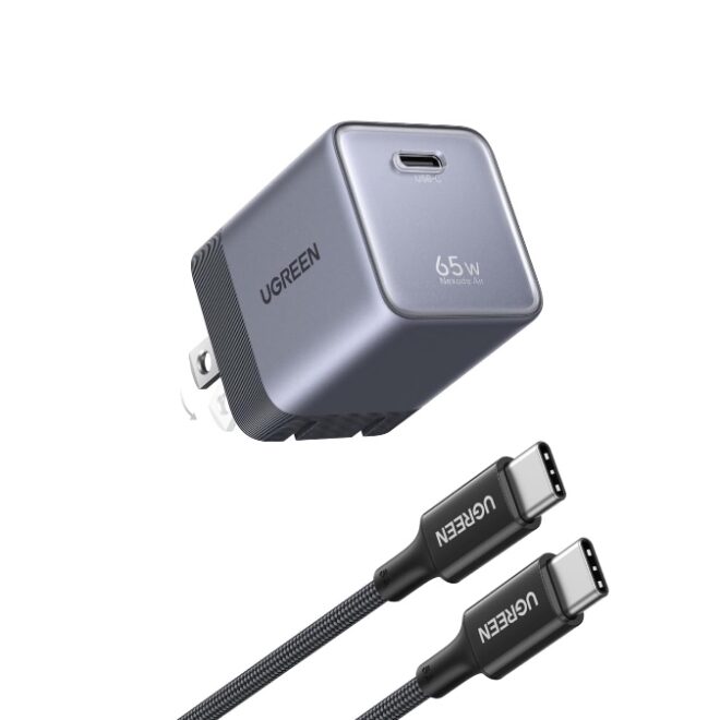 This 65W USB-C Charger Comes with a Cable for $23.99