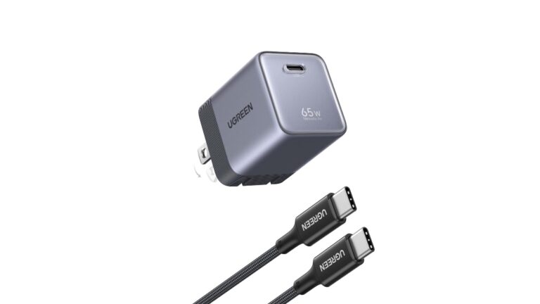 This 65W USB-C Charger Comes with a Cable for $23.99