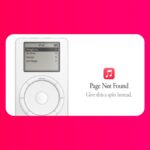 Apple Music 404 Page has a Fully Functioning 1st-Gen iPod in it