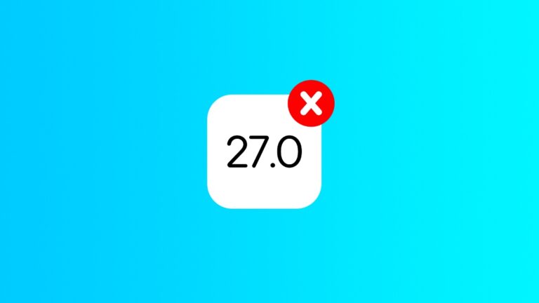Apple Stops Signing iOS 27.0 and iPadOS 27.0