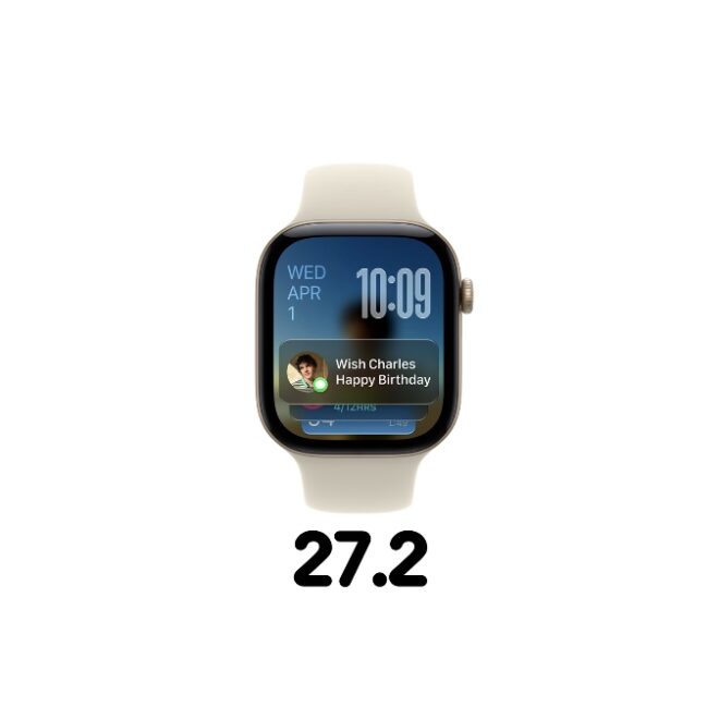 Download watchOS 27.2 Update for Apple Watch