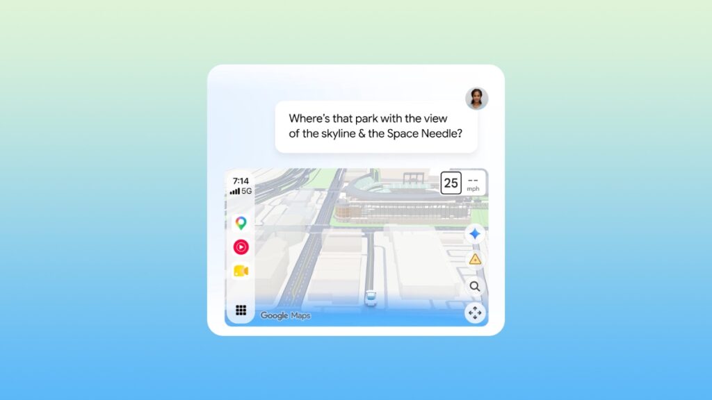 Gemini in Google Maps for CarPlay